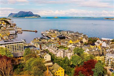Alesund im Frühling